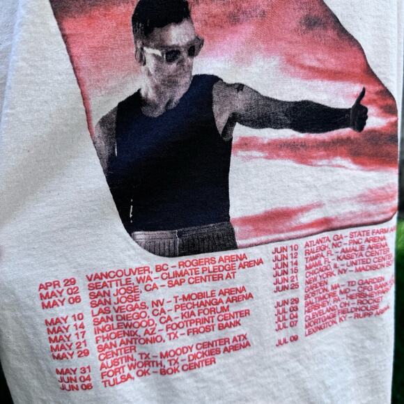 Justin Timberlake The Forget Tomorrow World Tour 2024 T-shirt Women's Size Large - Picture 6 of 10